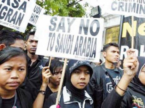 25 employées de maison indonésiennes dans le couloir de la mort