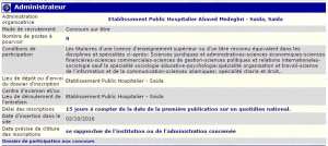 توظيف بالمؤسسة العمومية الاستشفائية احمد مدغري سعيدة (متصرف)