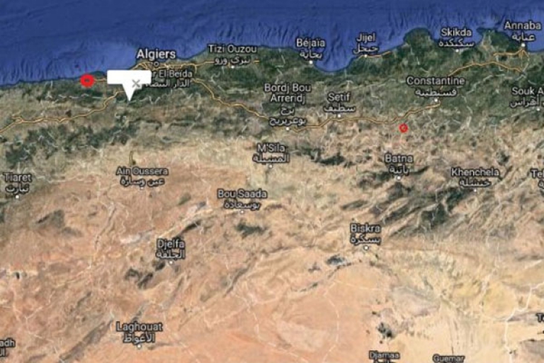 هزات أرضية بتيبازة وميلة وقسنطينة