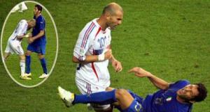 زوجة \ زيدان\  تكشف سر نطحة \ ماتيرازي