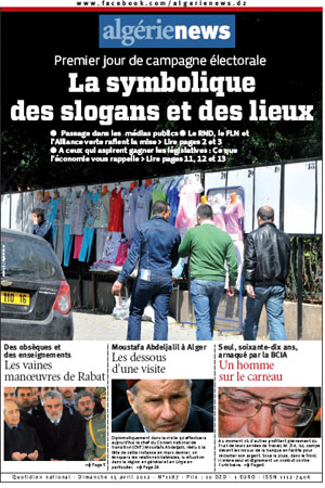 AlgerieNews 15 - 04 - 2012