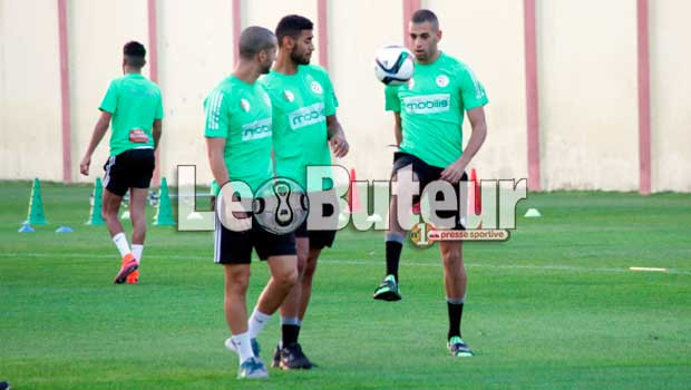 Slimani et Ghoulam aux soins, hier