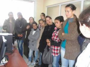 Visite de collégiens au bureau El Watan de Tizi Ouzou