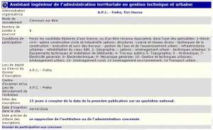 A.P.C de Freha - Tizi ouzou recrute - Assistant ingénieur de l'administration territoriale en gestion technique et urbaine -