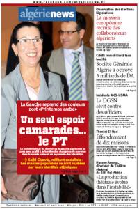 AlgerieNews 18 - 04 - 2012