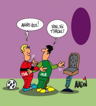 Menad et Cavalli sur un siège éjectable