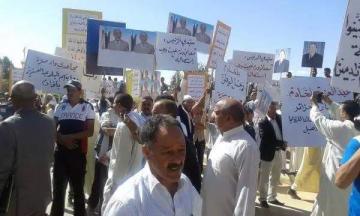 مسيرة شعبية بواد مرة في الأغواط تضامنا مع عائلة بلخادم ضد تصريحات سعداني