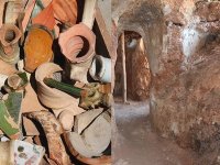 Découverte de deux sites troglodytes et des fragments de poterie à Oran