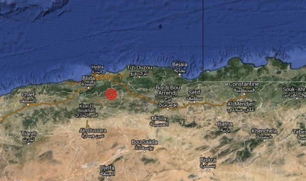 هزة أرضية تضرب ولاية المدية