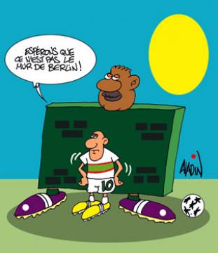 Les Verts dos au mur