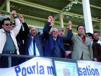 Ali Laskri, secrétaire national du FFS, à Tizi Ouzou