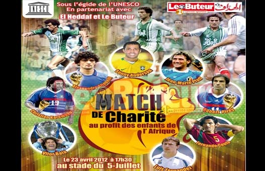Match gala, aujourd'hui au stade du 5-Juillet à 17h30, sous l'égide de l'UNESCO :Madjer, Belloumi, Pirès, Altobelli et leurs frères jouent pour les enfants d'Afrique