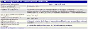 recrutement - attaché principale de l'administration territoriale à l'APC de ain azal wilaya de Sétif
