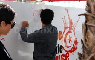 Manifestation tunisienne à Montréal pour le gel des avoirs du clan Ben Ali