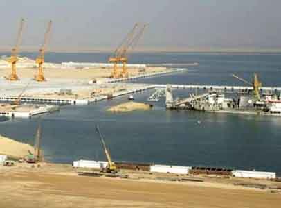 Réalisation de port d'El Hamdania