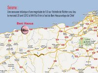 Secousse tellurique de Beni Houa : aucun dégât, ni blessé dans la wilaya de Chlef