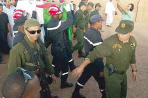 Six personnes écrouées