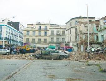 5 جرحى وفرار 19 عائلة في انهيار بناية بالمدينة القديمة بعنابة