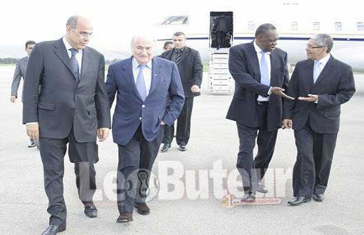 Blatter et Hayatou depuis hier à Alger