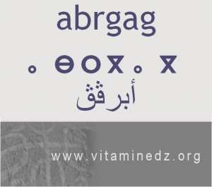 الجذور الأمازيغية في لهجة منطقة الغزوات و ضواحيها - أَبَرْڨَڨْ –