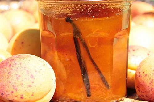 Confiture abricot vanille