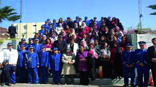 La police honore les journalistes