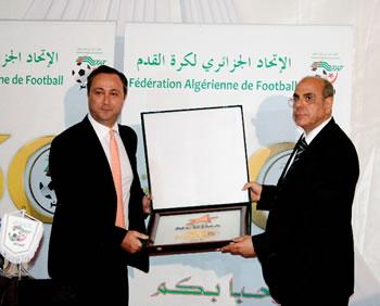 Joseph Ged honoré par la FAF