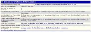 recrutement - ingenieur d’état en informatique à l’école préparatoire en sciences de la nature et de la vie el harrach Alger