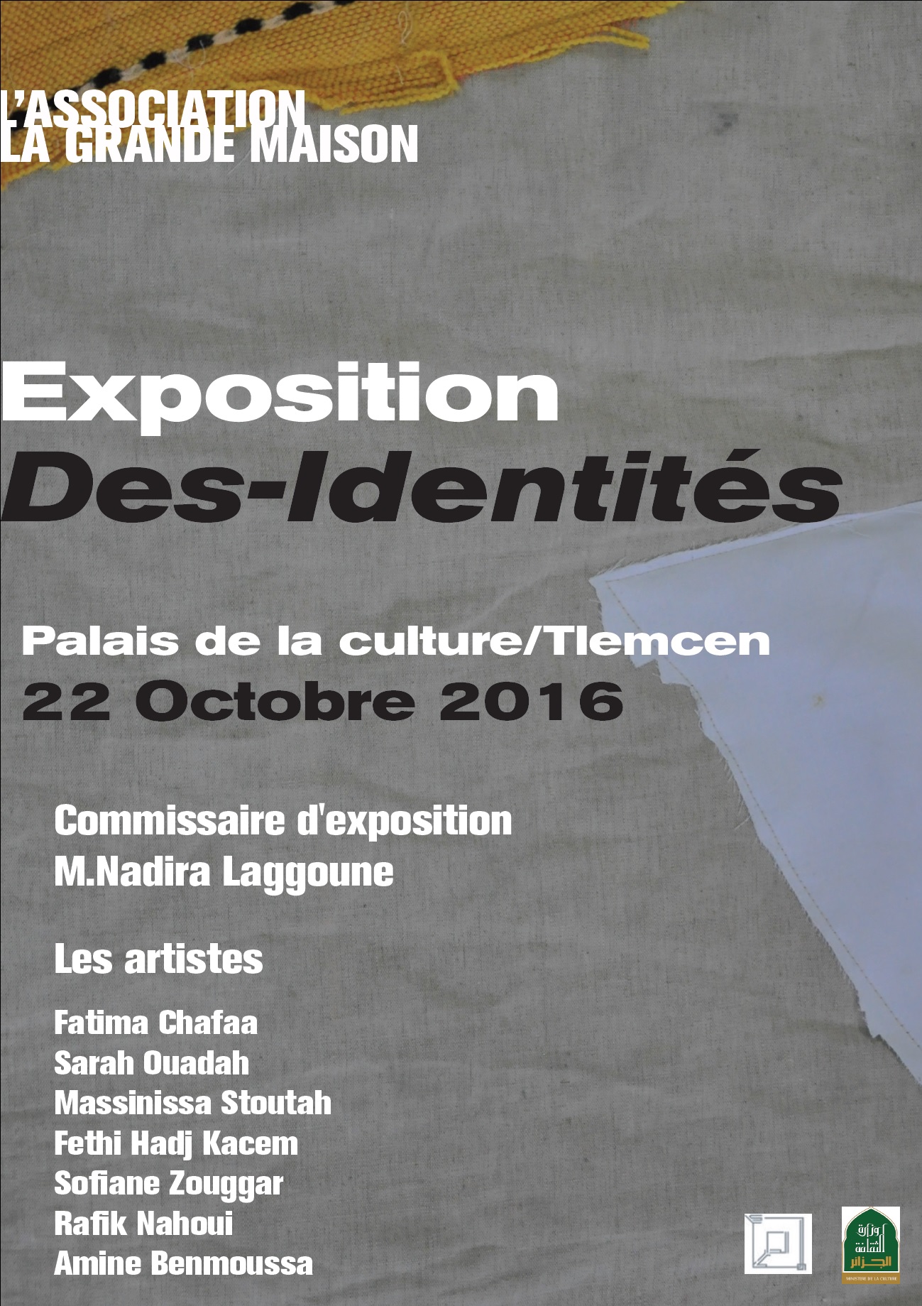 Communiqué Exposition « IDENTITÉ, DIVERSITÉ  ET BRASSAGE DES CULTURES  »
