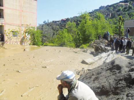 Glissement de terrain et éboulement à Illilten ( Tizi Ouzou) : deux villages évacués