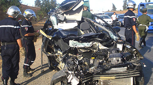 Baisse du nombre d'accidents de la route