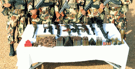 21 terroristes abattus, 145 armes et 17 tonnes de kif saisies