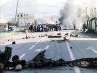 Plusieurs routes encore bloquées à la circulation à Tizi Ouzou