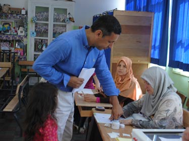 Algérie - A Bab El-oued, vote 