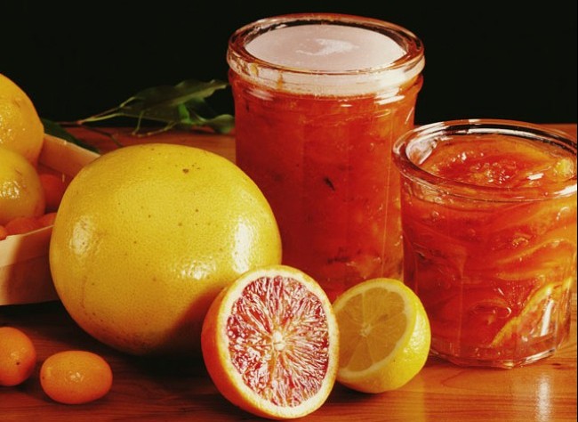 Confiture orange pamplemousse