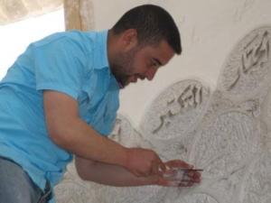 Abdelhalim Amaouche, plâtrier sculpteur