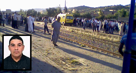 قطار يدهس شابا حاول إنقاذ طفلة بسيدي لخضر في عين الدفلى‬