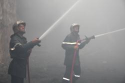 تفحم جثتي طفلين عقب شبوب حريق بشقة في بسكرة