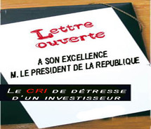 LETTRE OUVERTE A SON EXCELLENCE M. LE PRESIDENT DE LA REPUBLIQUE