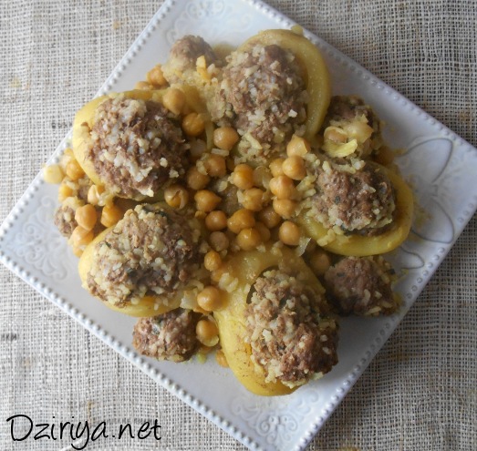 Dolma batata (mijoté de pommes de terre farcies)
