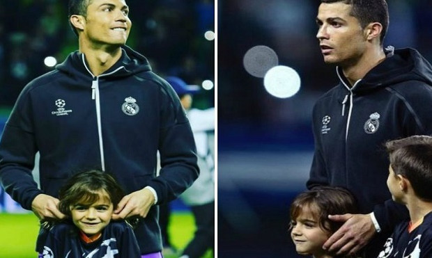 كريستيانو يحقق أمنية شقيقته كاتيا