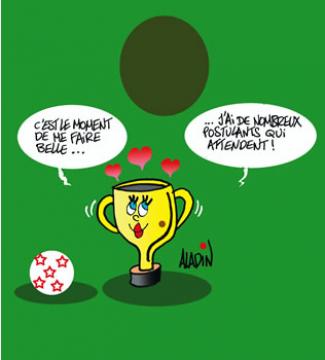 Dame coupe prépare ses surprises