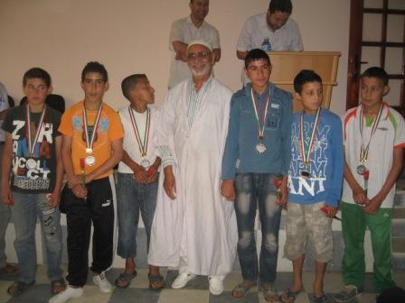 Cérémonie en l'honneur des participants à la semaine culturelle