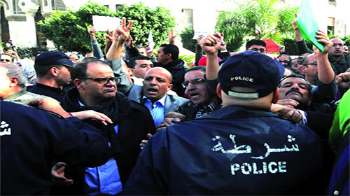Sit-in contre la loi sur la retraite hier à Alger