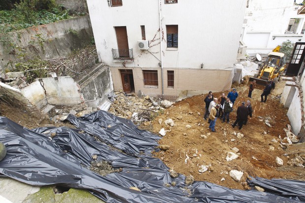 Affaissement au Télemly