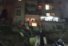 Alger / Après un glissement de terrain