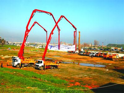 Lancement des travaux de pose des fondations de la mosquée d'Alger