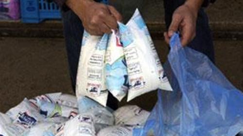Pénurie de lait en sachet