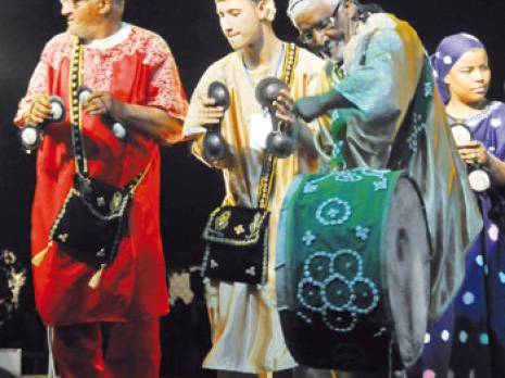 6e festival de musique diwane : la bande joyeuse de Maâlem Bahaz