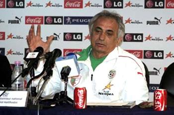 Halilhodzic face à la presse aujourd'hui